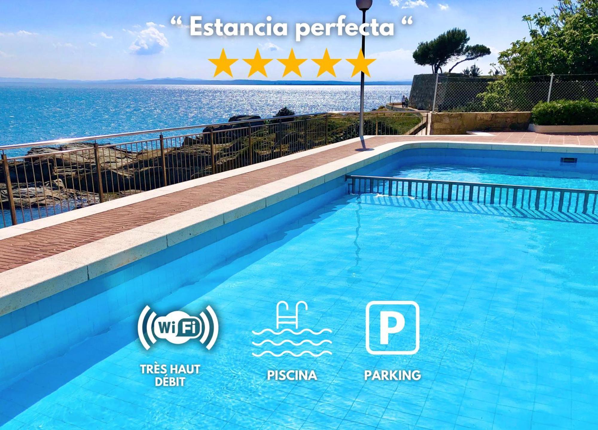Magnifique Appartement En Front De Mer, Caneylles Росес Екстериор снимка